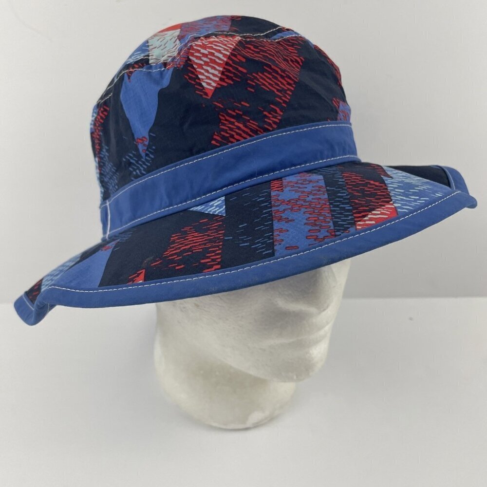Columbia Bucket Hat Adult Small Adjustable Wide Brim Poly Stretch Colorful